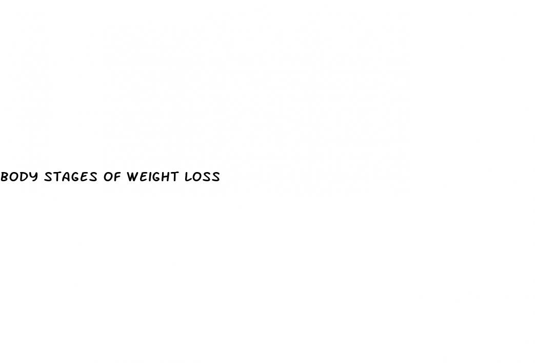 body stages of weight loss
