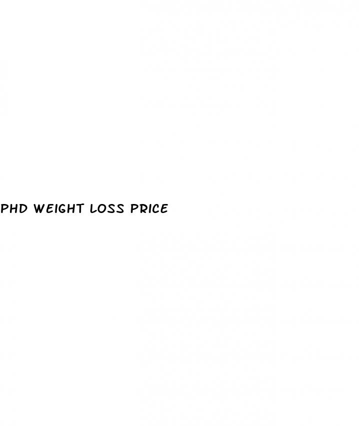 phd weight loss price