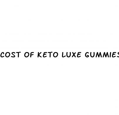 cost of keto luxe gummies