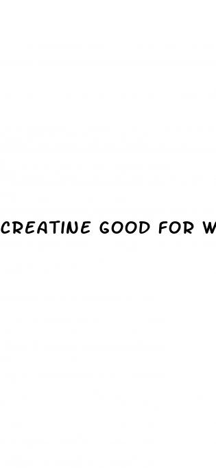 creatine good for weight loss
