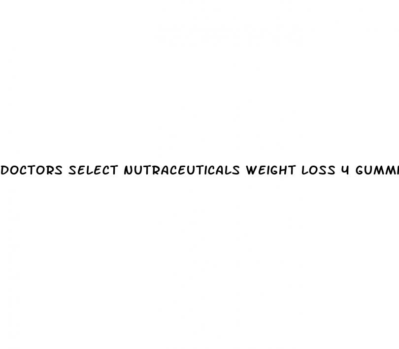 doctors select nutraceuticals weight loss 4 gummies raspberry