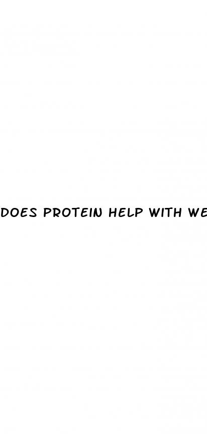does protein help with weight loss