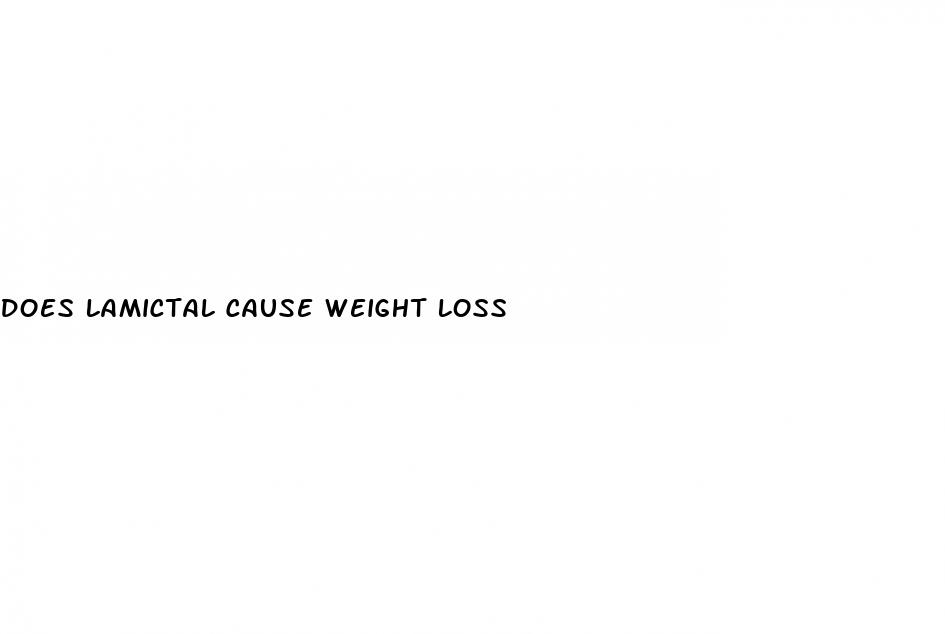 does lamictal cause weight loss