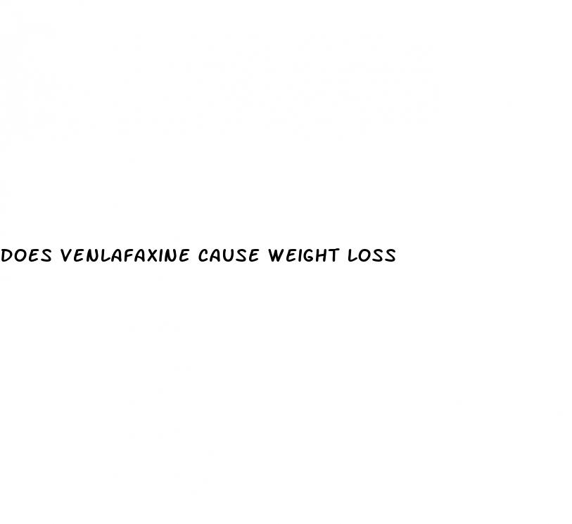 does venlafaxine cause weight loss