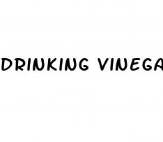 drinking vinegar for weight loss