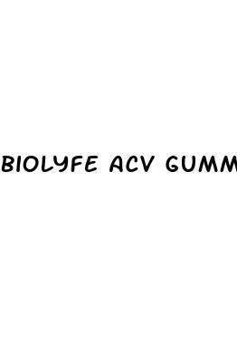 biolyfe acv gummies