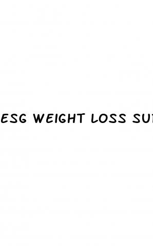 esg weight loss surgery