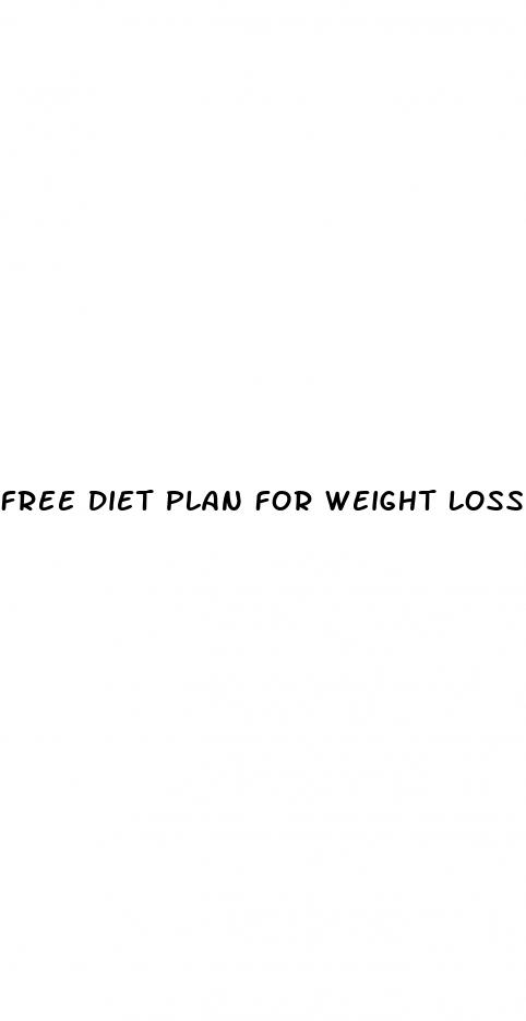 free diet plan for weight loss for female