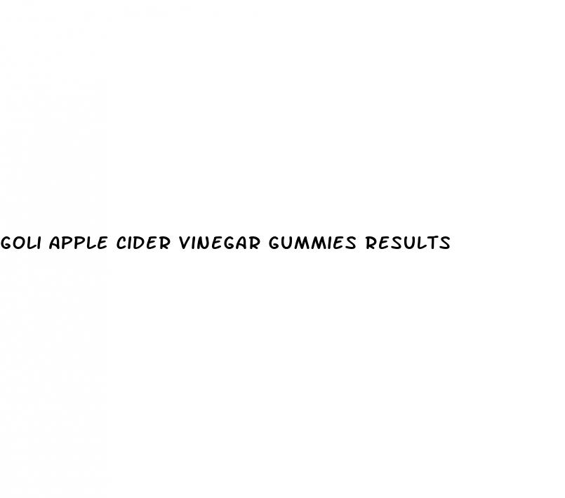 goli apple cider vinegar gummies results