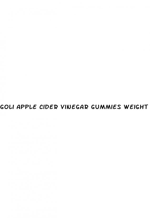 goli apple cider vinegar gummies weight loss reviews