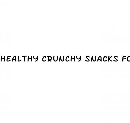 healthy crunchy snacks for weight loss