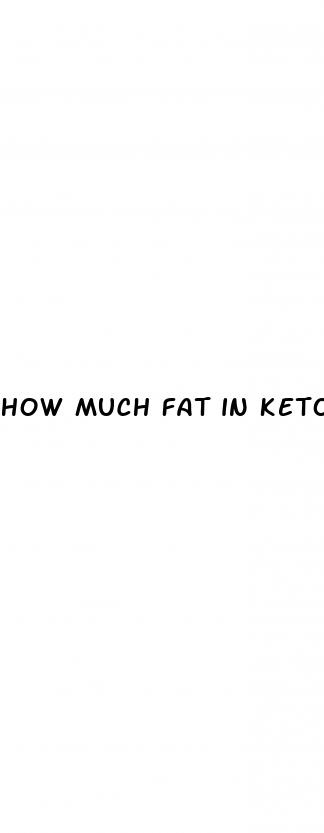 how much fat in keto diet