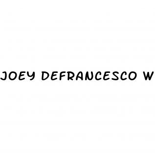 joey defrancesco weight loss