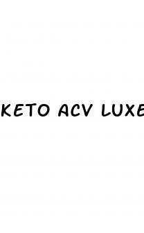 keto acv luxe side effects