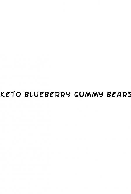 keto blueberry gummy bears