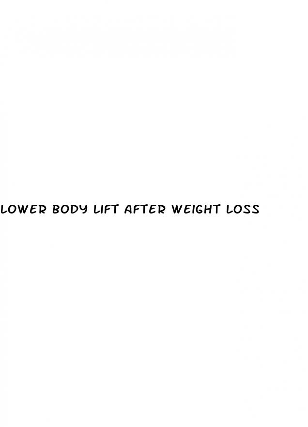 lower body lift after weight loss