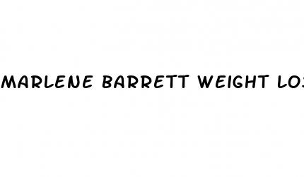 marlene barrett weight loss