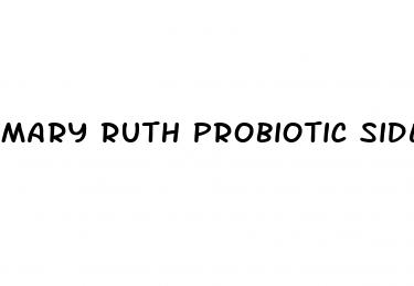 mary ruth probiotic side effects