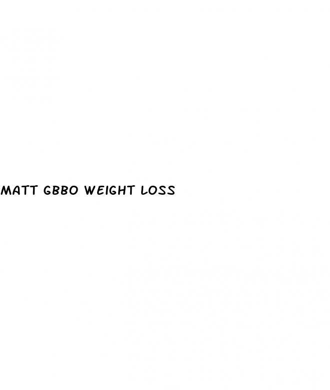 matt gbbo weight loss