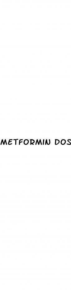 metformin dosing for weight loss