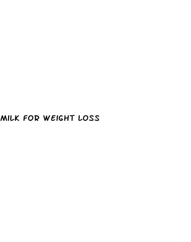 milk for weight loss
