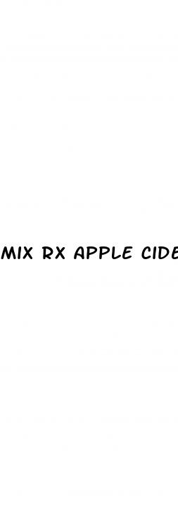 mix rx apple cider vinegar gummies with the mother