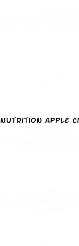 nutrition apple cider vinegar gummies