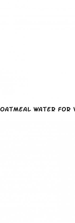 oatmeal water for weight loss