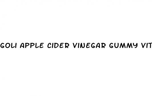 goli apple cider vinegar gummy vitamins 60 count
