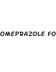omeprazole for weight loss