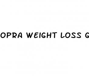 opra weight loss gummy