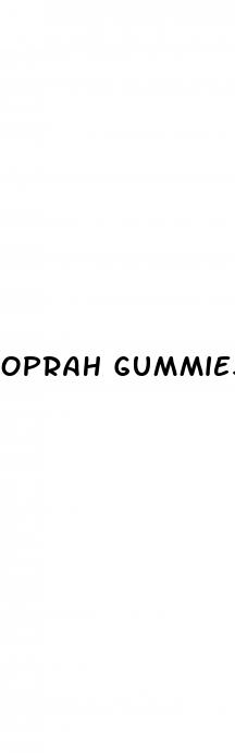 oprah gummies diet
