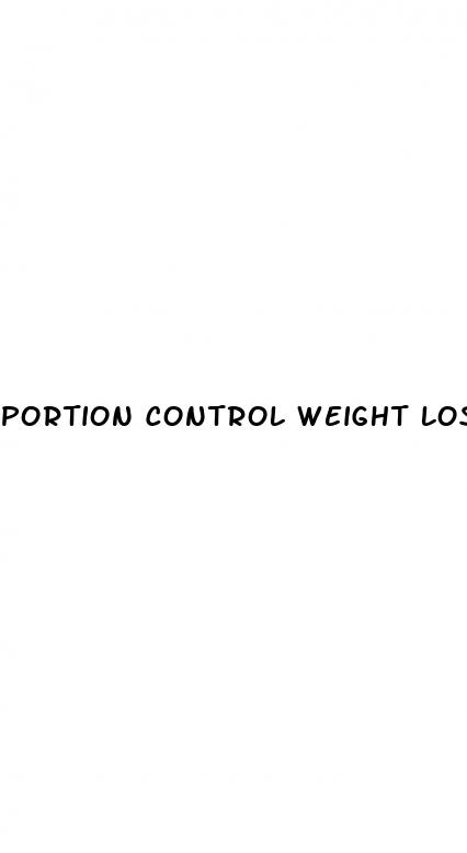 portion control weight loss