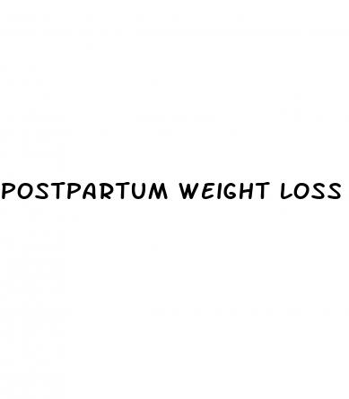 postpartum weight loss diet