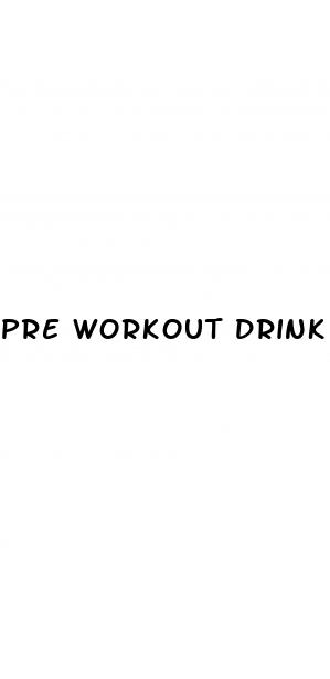 pre workout drink for weight loss