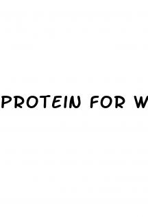 protein for weight loss female