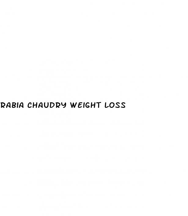 rabia chaudry weight loss