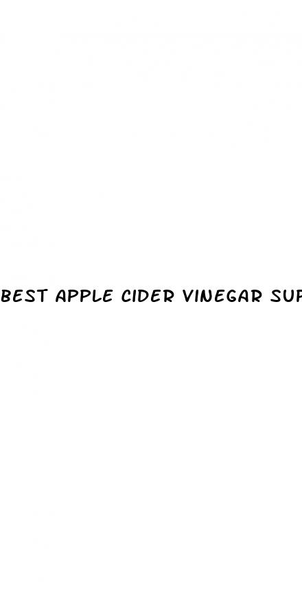 best apple cider vinegar supplement