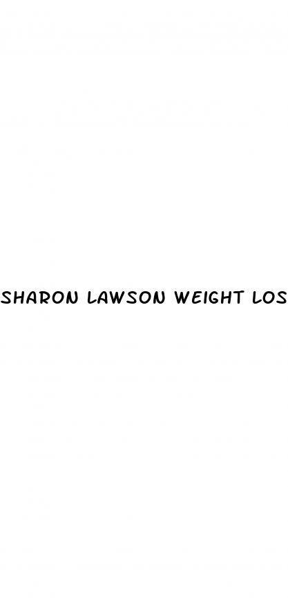 sharon lawson weight loss