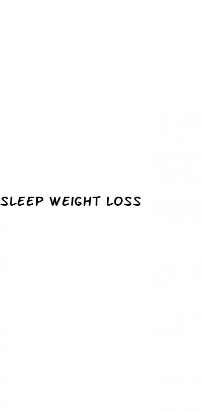 sleep weight loss