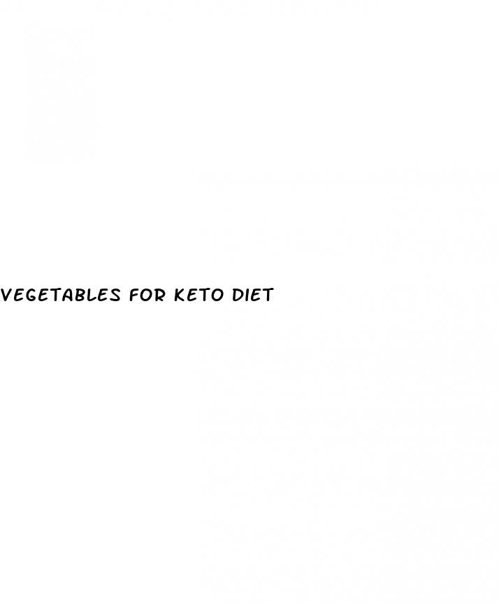 vegetables for keto diet