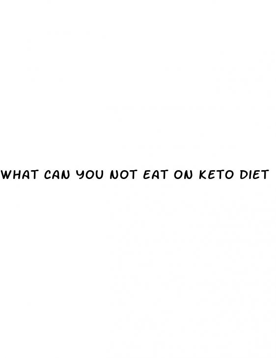 what can you not eat on keto diet