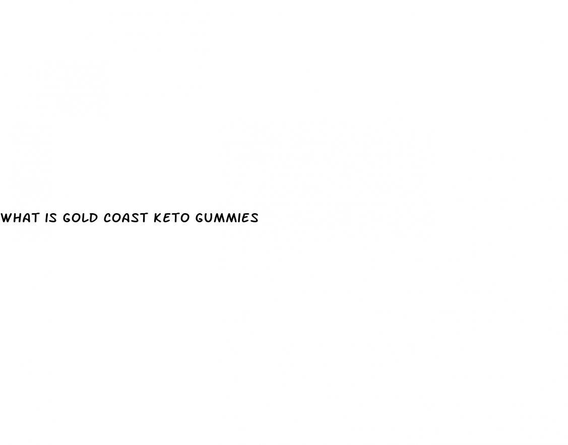 what is gold coast keto gummies