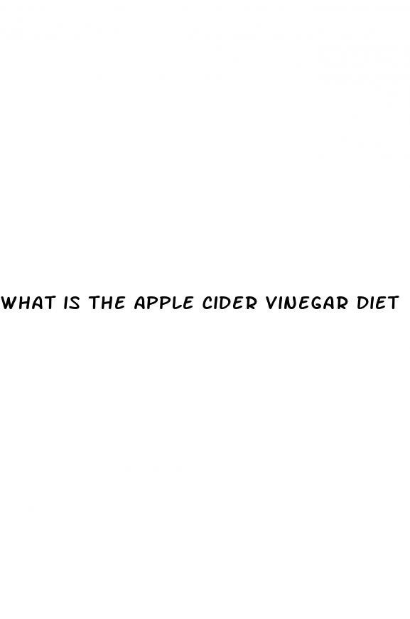 what is the apple cider vinegar diet