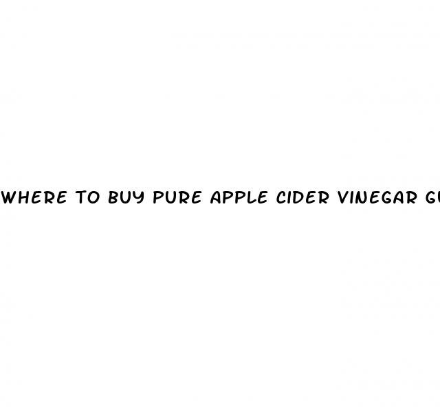 where to buy pure apple cider vinegar gummies