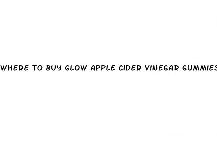 where to buy glow apple cider vinegar gummies
