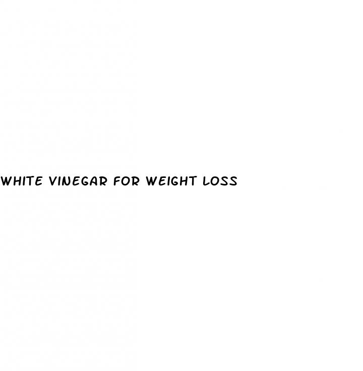 white vinegar for weight loss