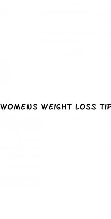 womens weight loss tips