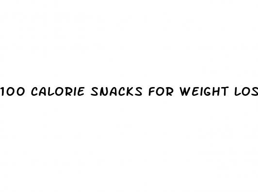 100 calorie snacks for weight loss