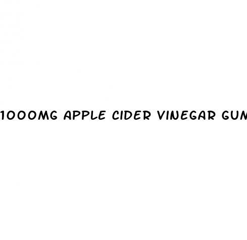 1000mg apple cider vinegar gummies
